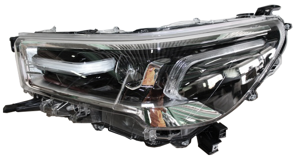 UNIT, HEADLAMP W/GASKET, LH